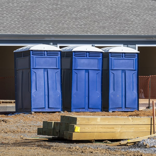 how do you ensure the portable restrooms are secure and safe from vandalism during an event in Islip